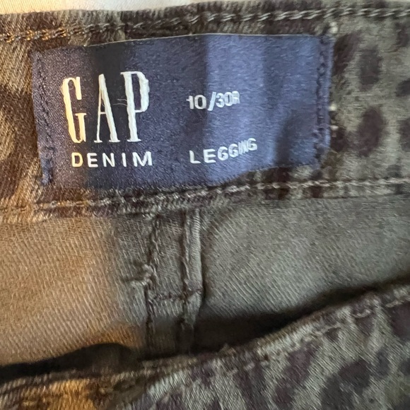 Gap Women’s Skinny Black & Gray Leopard Print Jeans - Picture 4 of 5